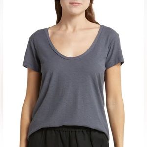 ✨James Perse | Deep V-Neck Tee in Titan